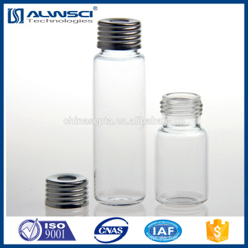 20ml Klarglasfläschchen Schraube Headspace Vial 18mm GC Durchstechflaschen für Laboranalyse